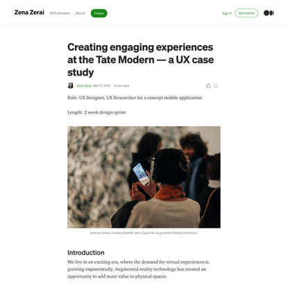Creating engaging experiences at the Tate Modern — a UX case study