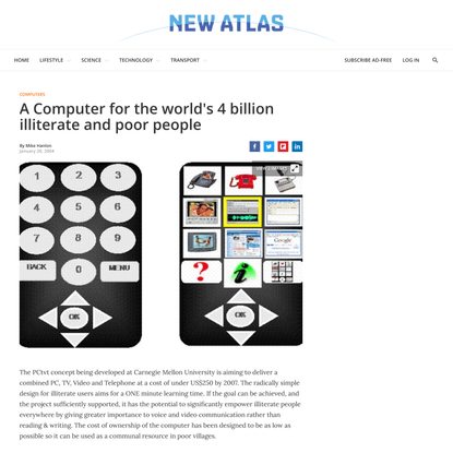 A Computer for the world’s 4 billion illiterate and poor people