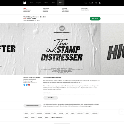 The Ink Stamp Distresser - One Click - Extras - YouWorkForThem