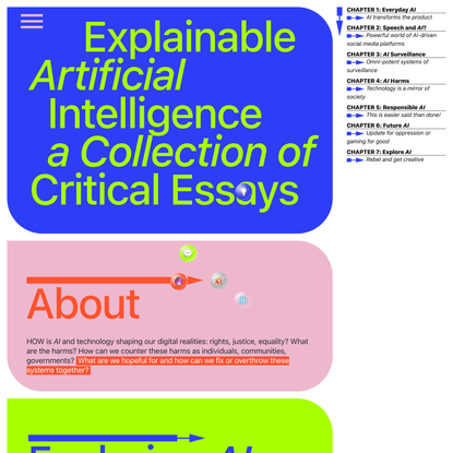 Explainable Artificial Intelligence a Collection of Critical Essays » Home
