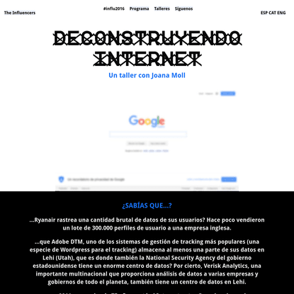 Deconstruyendo Internet