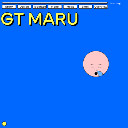 GT Maru Typeface