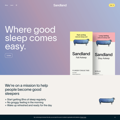 Fall and Stay Asleep Naturally | Sandland Sleep