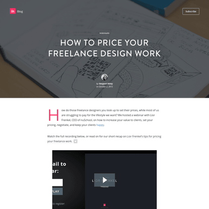 How to price your freelance design work - InVision Blog