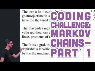 Coding Challenge #42.1: Markov Chains - Part 1