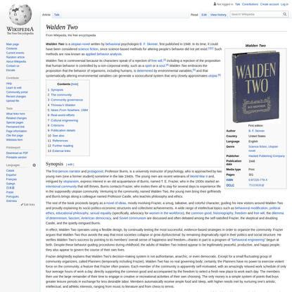 Walden Two - Wikipedia
