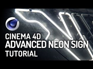 Create Your Own Neon Sign in Cinema 4D - Advanced Tutorial