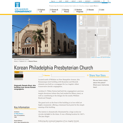 Korean Philadelphia Presbyterian Church | Los Angeles Conservancy