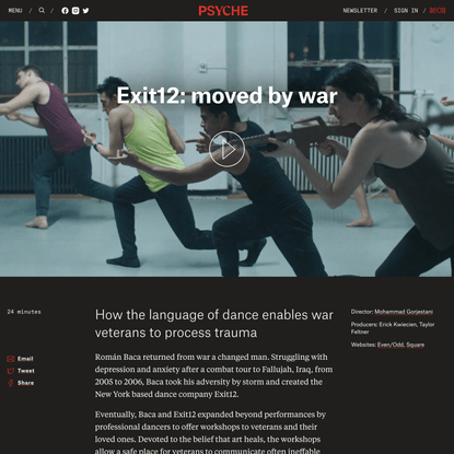Exit12: moved by war | Psyche Films