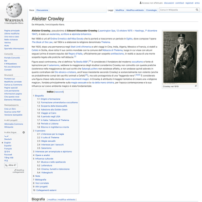 Aleister Crowley - Wikipedia
