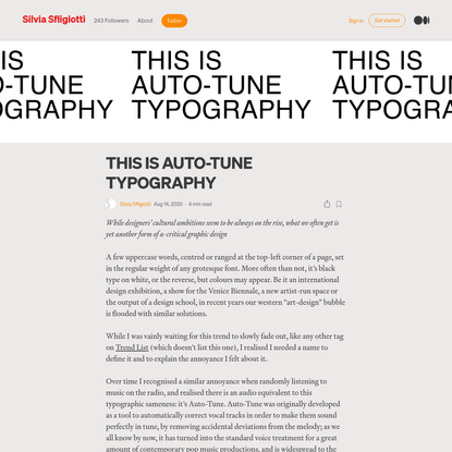 THIS IS AUTO-TUNE TYPOGRAPHY