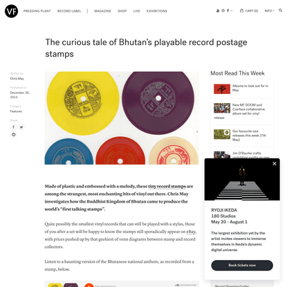 The curious tale of Bhutan’s playable record postage stamps - The Vinyl Factory