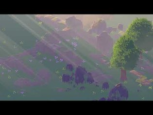 God Rays in 3D Pixel Art Game Engine