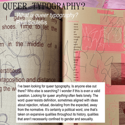 What is queer typography?