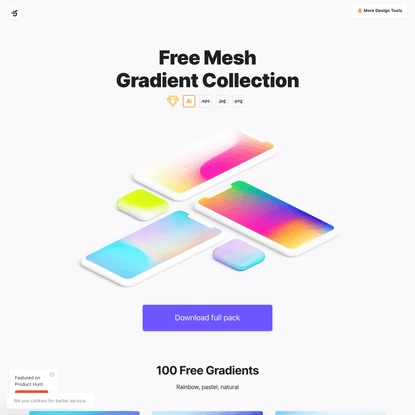 Free Mesh Gradient Collection
