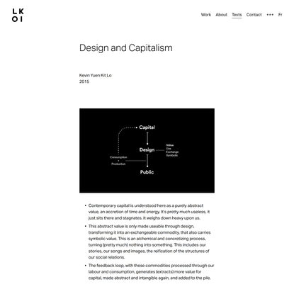 Design and Capitalism — LOKI