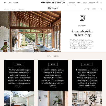 The Modern House Directory | Find an architect or designer
