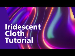 Wavy Iridescent Cloth Animation Tutorial - Cinema 4D, Octane, After Effects (BestServedBold Style)