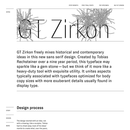 GT Zirkon Typeface