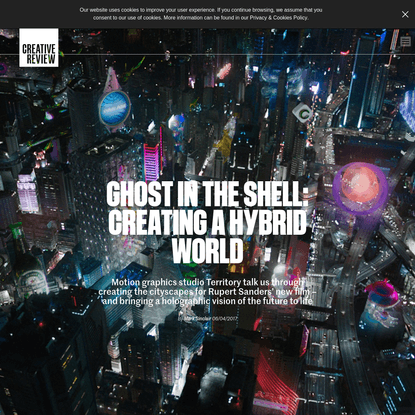 Ghost in the Shell: creating a hybrid world - Creative Review