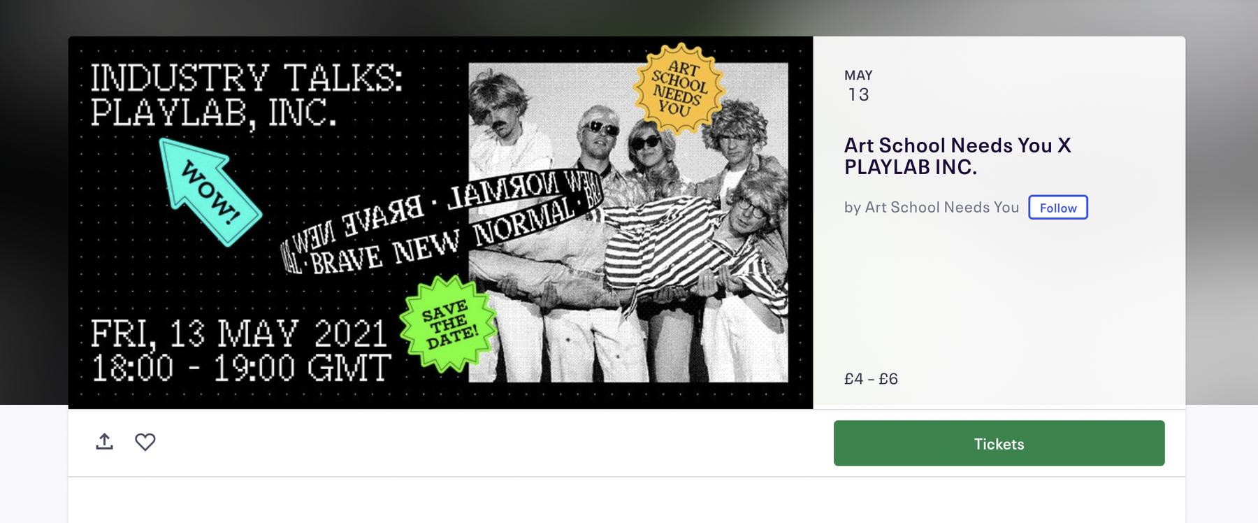 Art School Needs You x PLAYLAB INC.