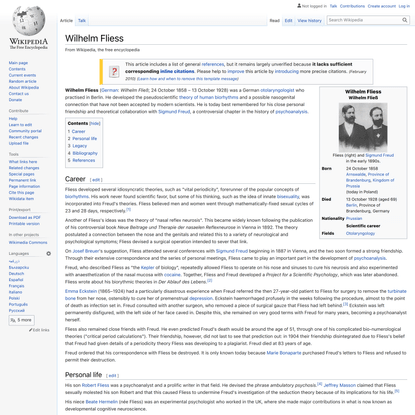 Wilhelm Fliess - Wikipedia
