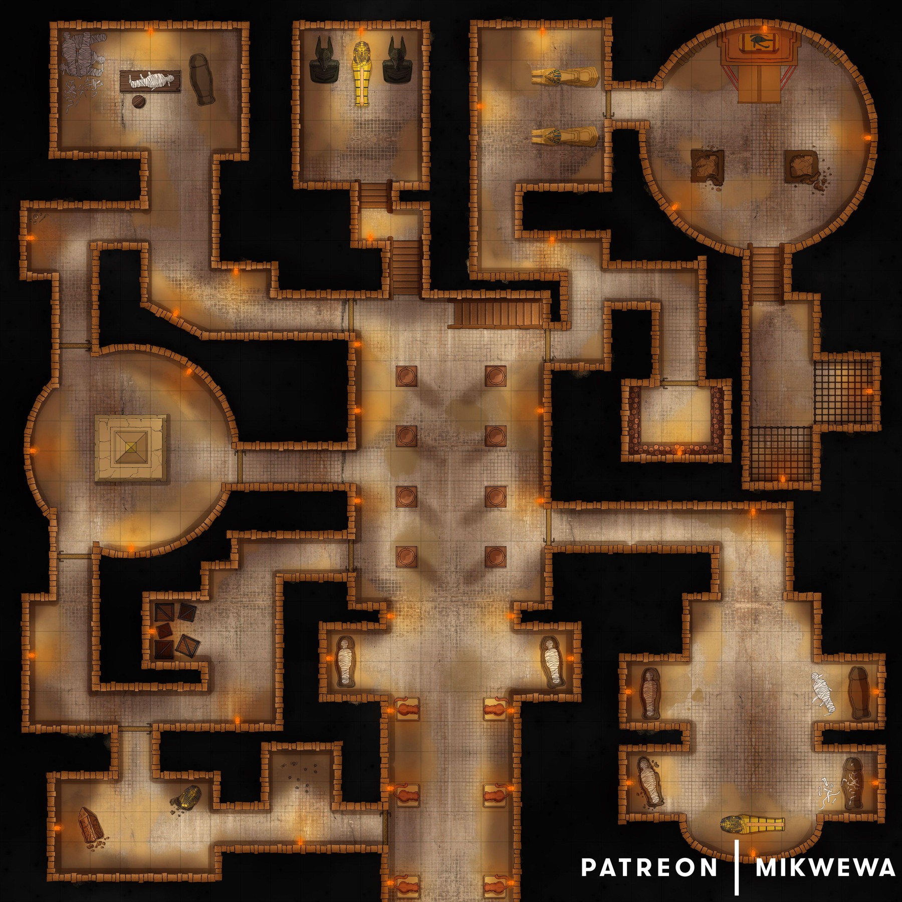 Floor 30. Pyramid Dungeon. Катакомбы тест. Mikwewa Maps.