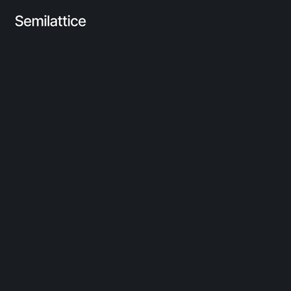Semilattice