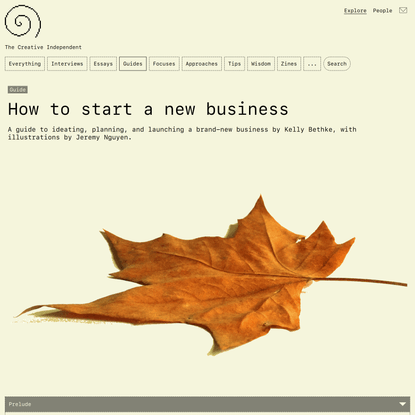How to start a new business