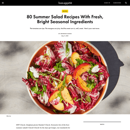 80 Summer Salad Recipes With Fresh, Bright Seasonal Ingredients