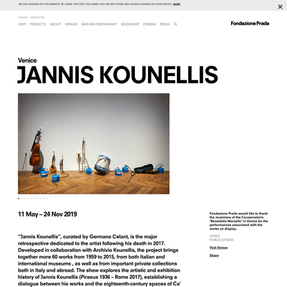JANNIS KOUNELLIS – Fondazione Prada