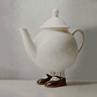 “Walking Teapot” by Danka Napiorkowska, 1974