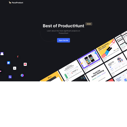 Best of ProductHunt 2020