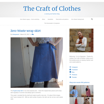 Zero Waste wrap skirt - The Craft of Clothes