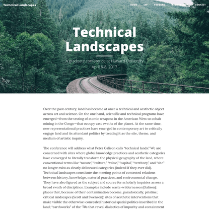 Technical Landscapes