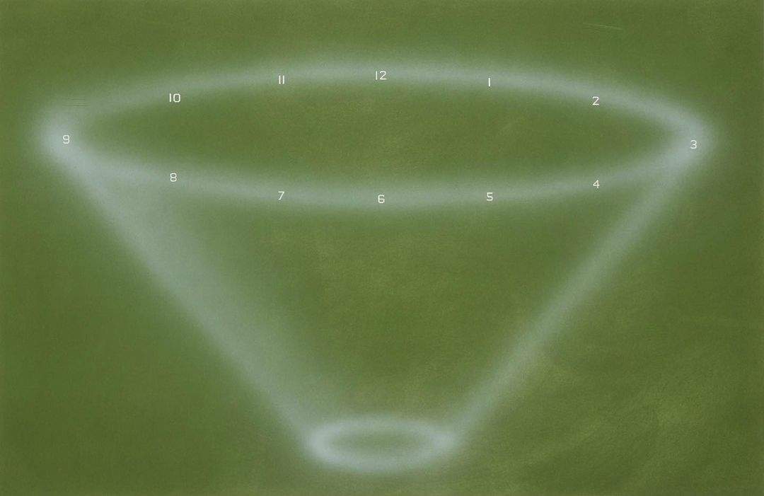 Ed Ruscha, The Funneling of You-Know-What, 1985