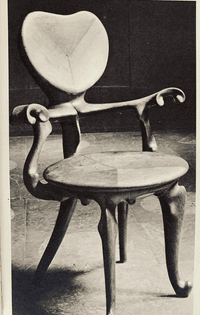 Antoni Gaudí had carved chair via @maimoun_ny