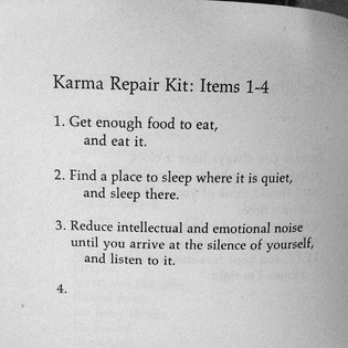 Richard Brautigan's Karma Repair Kit: Items 1-4⁠⠀