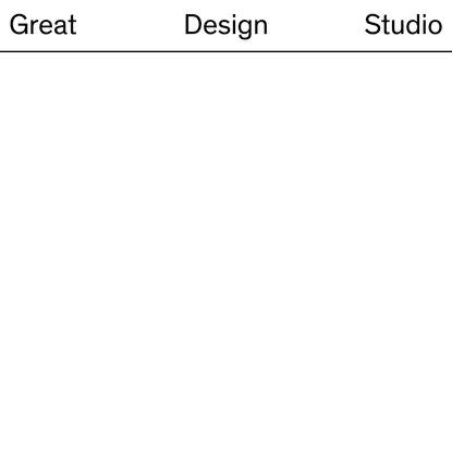 Great Design Studio | Design