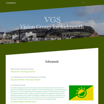 Solarpunk - Vision Group for Sidmouth