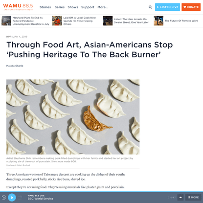 Through Food Art, Asian-Americans Stop ‘Pushing Heritage To The Back Burner’ | WAMU