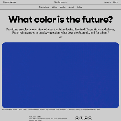 What color is the future?