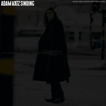 Fashion - Adam Katz Sinding