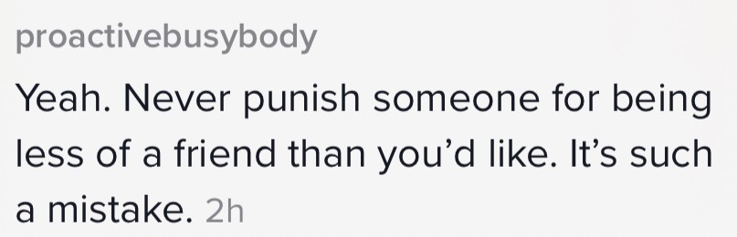 On friendship