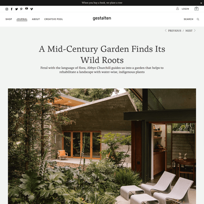 A Mid-Century Garden Finds Its Wild Roots