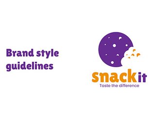 Snack it - Brand style guidelines