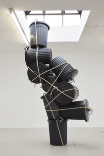 Sculpture from Trash Bins