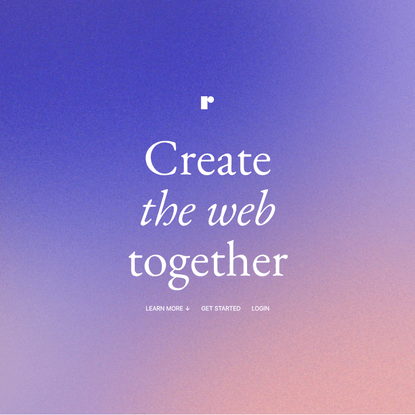 Relate - The open platform to create for the web