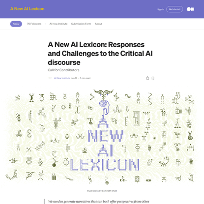 A New AI Lexicon: Responses and Challenges to the Critical AI discourse