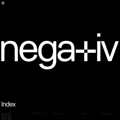 negativ – index